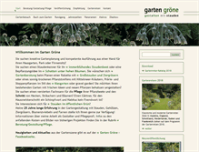 Tablet Screenshot of garten-groene.de